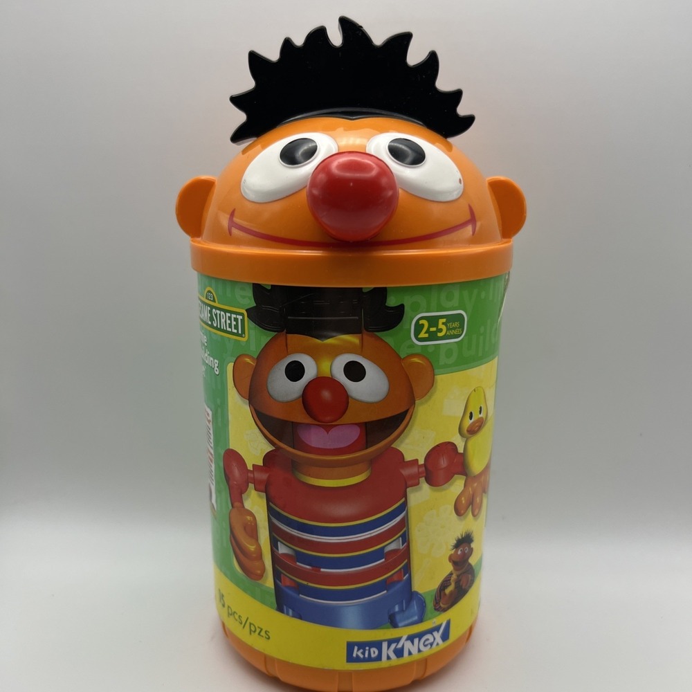 Kid K'nex Sesame Street Ernie Building Set 15 Pieces - Complete